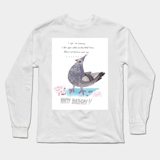 Happy Birdday Long Sleeve T-Shirt